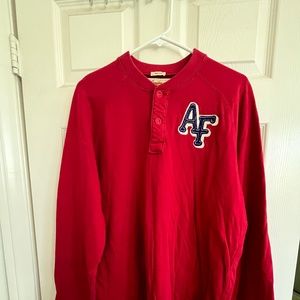 Abercrombie & Fitch | Extra Large | Red | Long Sleeve Shirt | Like New